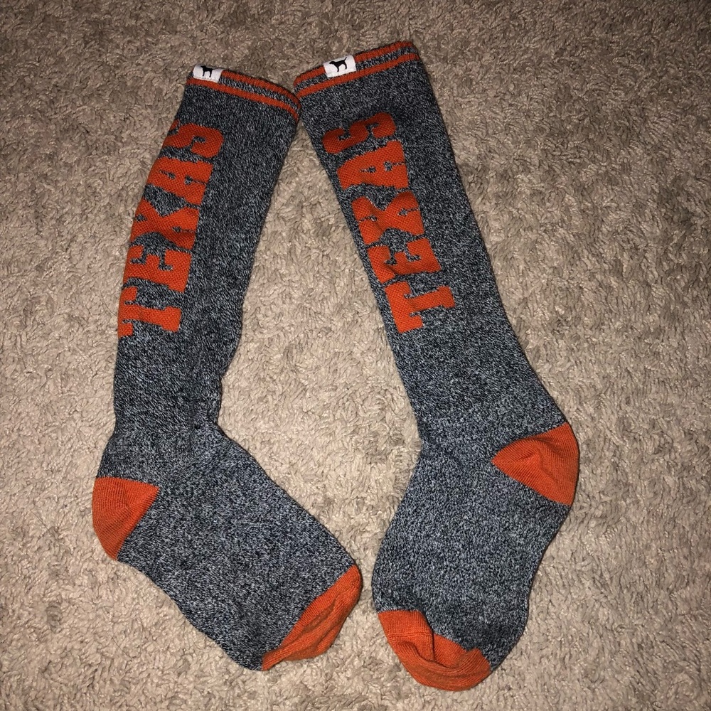 Texas Longhorns VS PINK socks